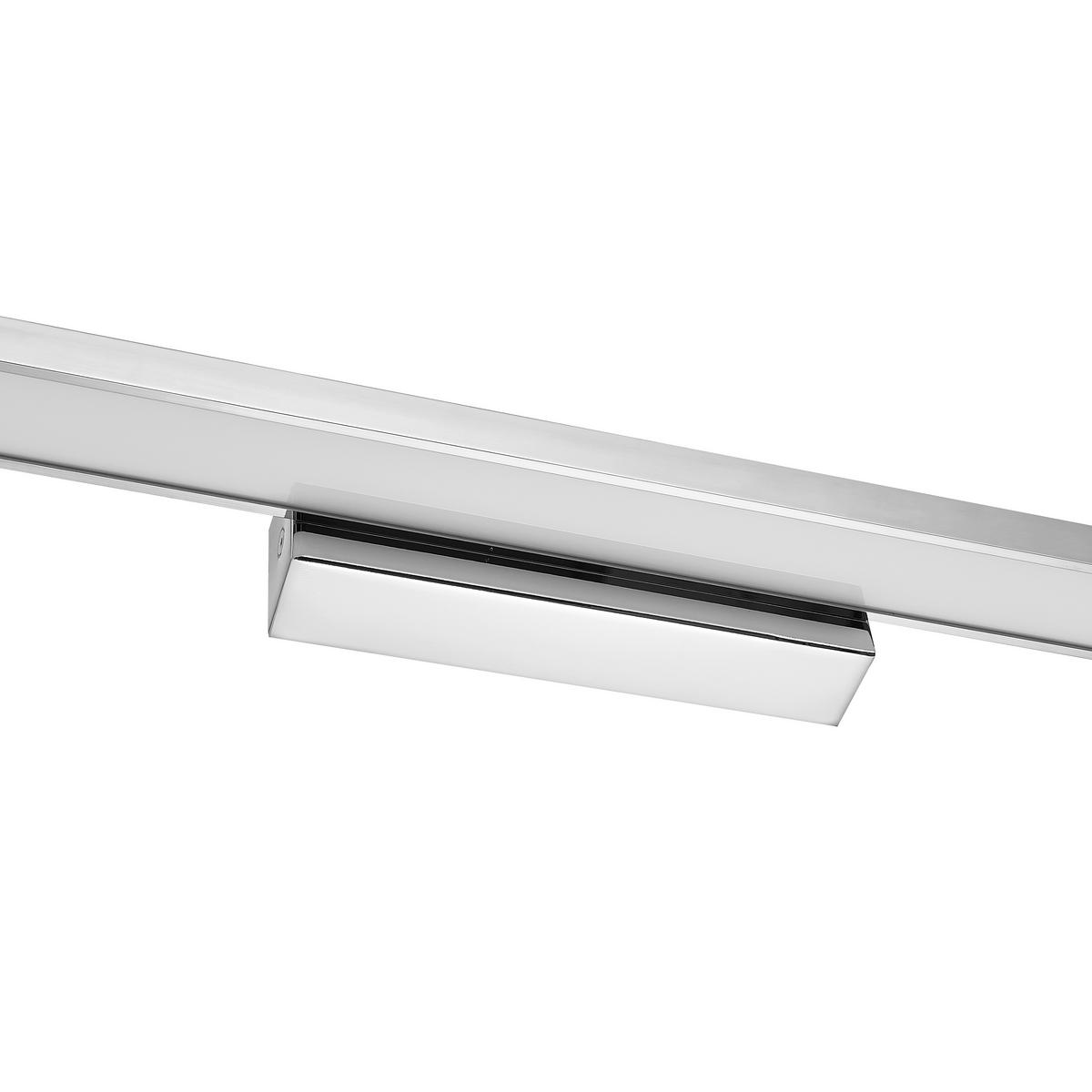 LED-WANDLEUCHTE Aurora 120/5/7 cm   - Alufarben, Basics, Kunststoff/Metall (120/5/7cm) - Novel