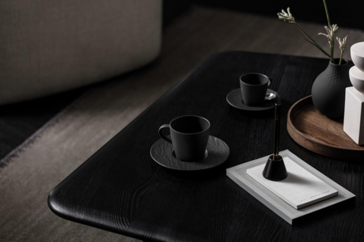 ŠÁLEK NA KÁVU porcelán (fine china)  - černá, Design, keramika (220ml) - Villeroy & Boch