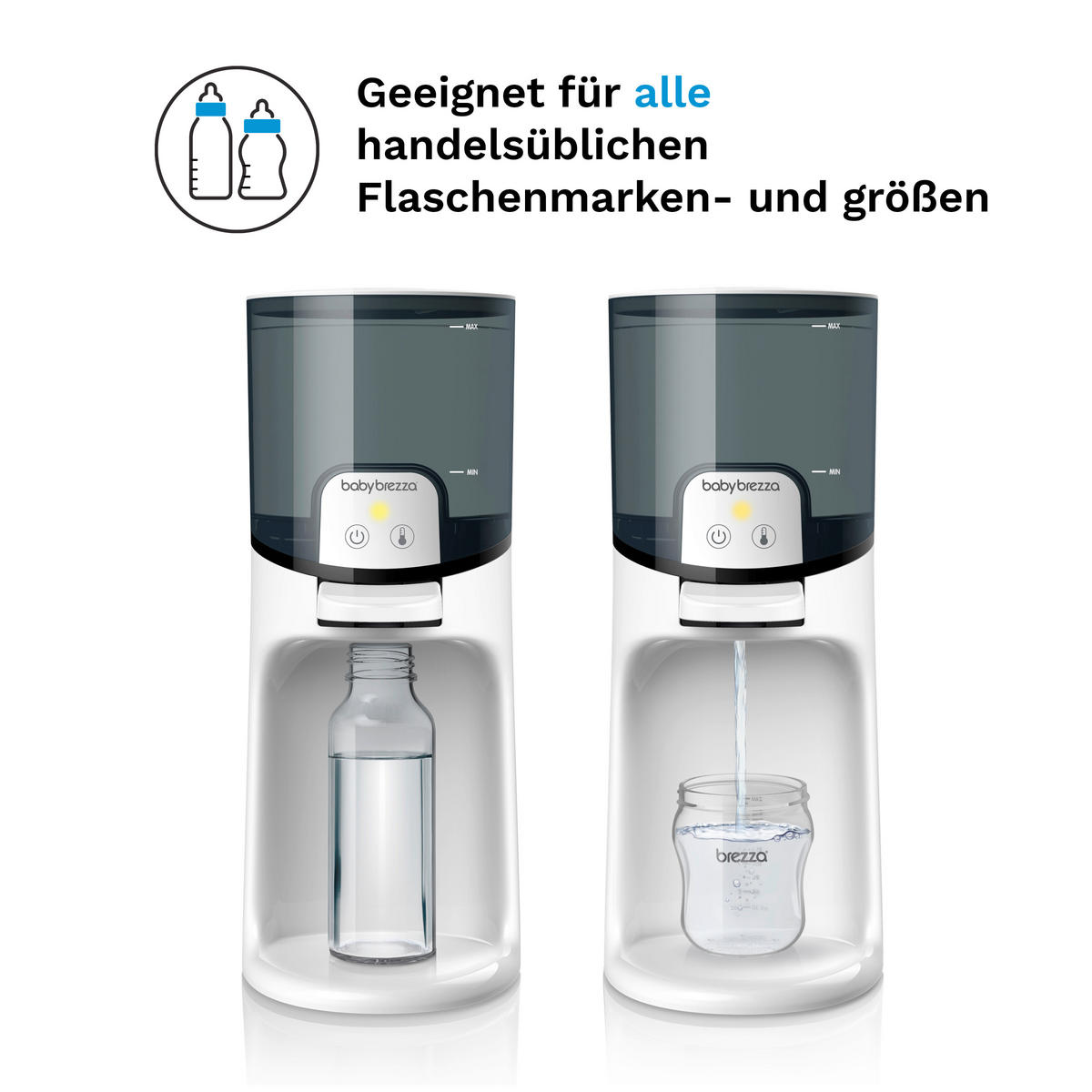 BABYNAHRUNGSZUBEREITER Instant Warmer  - Weiß, Basics, Kunststoff (19/36.7/15.7cm) - Baby Brezza