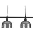 HÄNGELEUCHTE 100/15/150 cm  - Schwarz/Weiß, Basics, Glas/Metall (100/15/150cm) - Novel