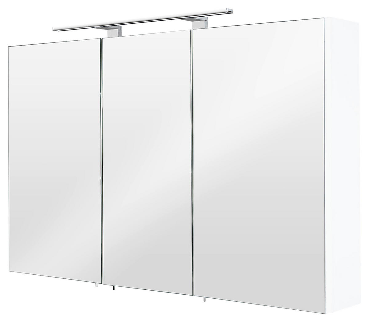 SPIEGELSCHRANK 110/68/16 cm  - Weiß, Basics, Glas/Holzwerkstoff (110/68/16cm) - MID.YOU