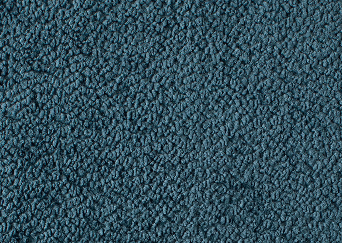 ECKSOFA in Webstoff Blau  - Blau/Schwarz, Design, Textil/Metall (180/266cm) - Welnova
