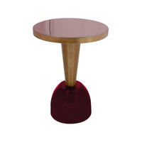 BEISTELLTISCH in Metall  - Pflaume/Altrosa, Trend, Metall (41/56cm) - Kayoom