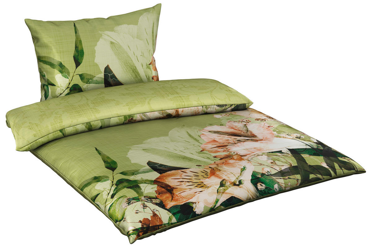 ÁGYNEMŰHUZAT-GARNITÚRA 140/200 cm  - zöld, Konventionell, textil (140/200cm) - Esposa