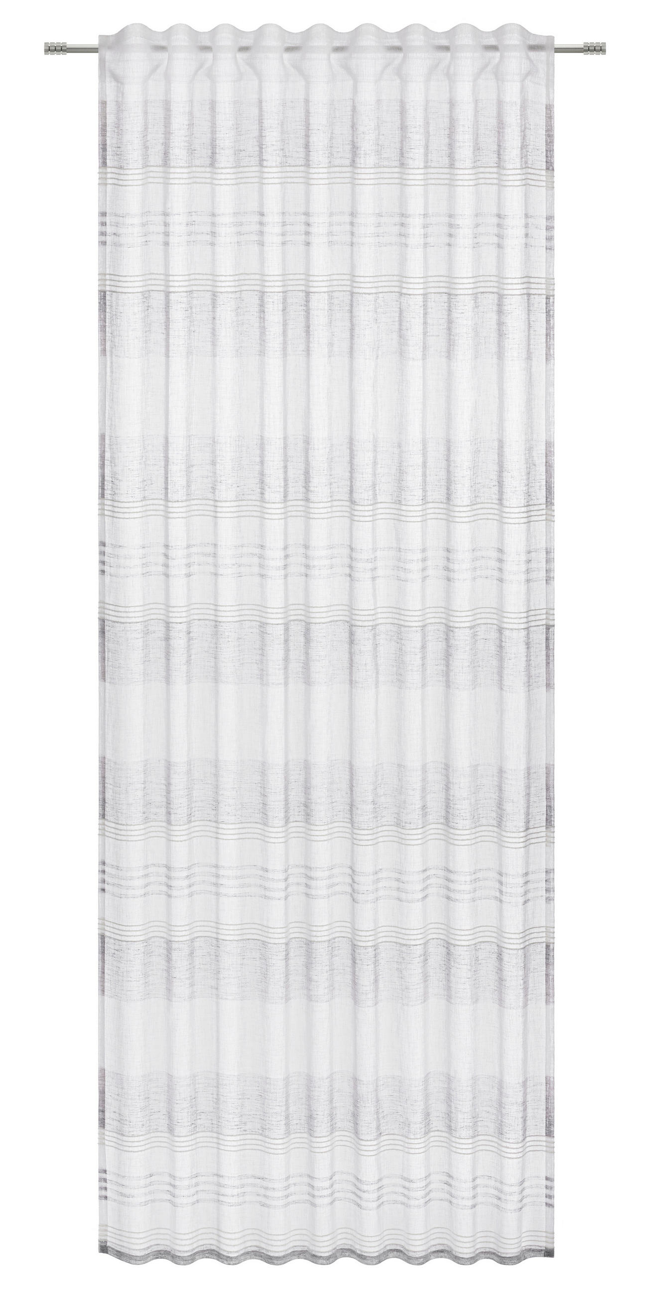 FERTIGVORHANG  halbtransparent   135/245 cm  - Grau, Basics, Textil (135/245cm) - Esposa