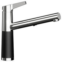 KÜCHENARMATUR 554120PUR  - Chromfarben/Schwarz, Basics, Stein/Metall (5,2/23,3/20,9cm) - Schock