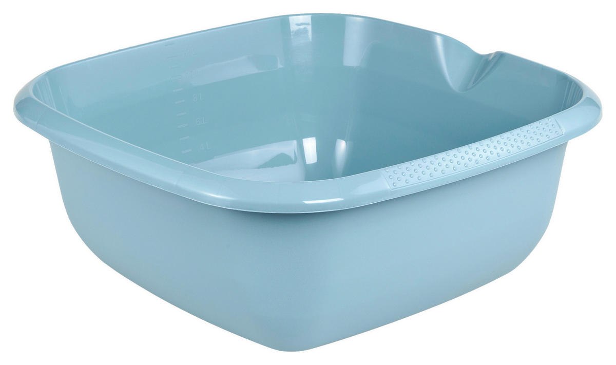 SPÜLSCHÜSSEL - Blau, Basics, Kunststoff (38/38/15cm)