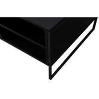 COUCHTISCH in Holz, Metall 118/70/45 cm  - Schwarz/Akaziefarben, Trend, Holz/Metall (118/70/45cm) - Ambia Home