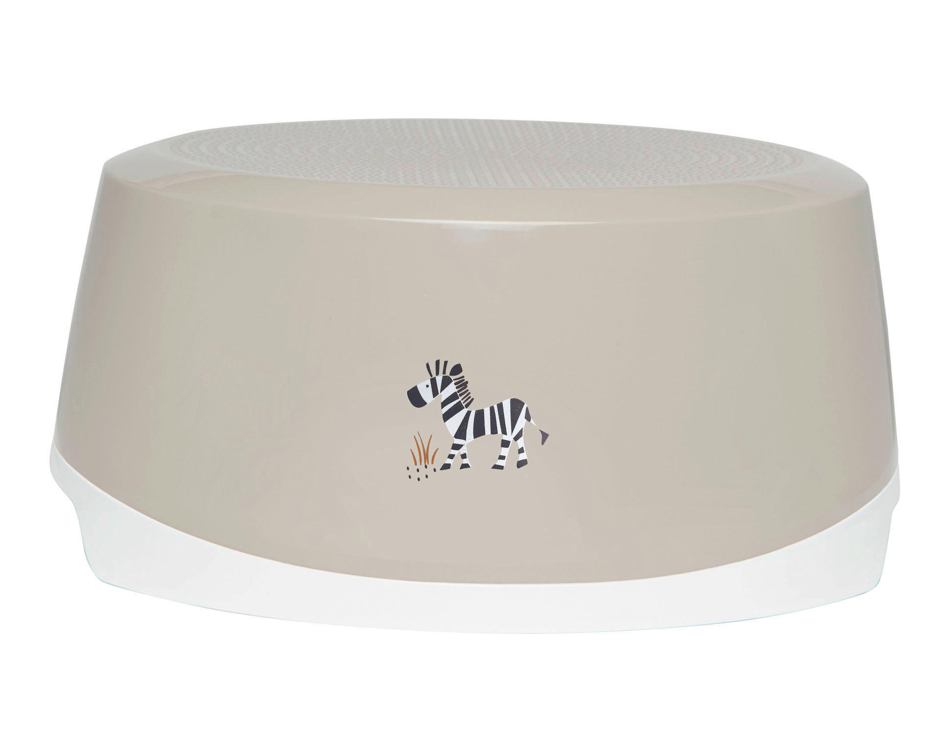 TRITTHOCKER Steppe  - Taupe, Basics, Kunststoff (25/30,2/14,5cm) - Bebe Jou