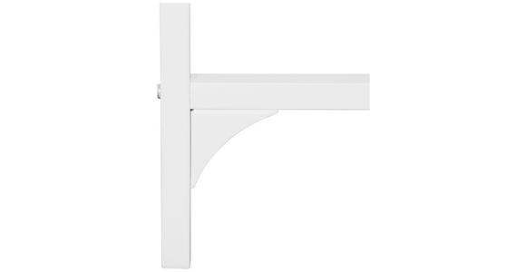 SCHREIBTISCH 140/70/75 cm  in Weiß  - Weiß, LIFESTYLE, Holzwerkstoff/Metall (140/70/75cm) - Carryhome
