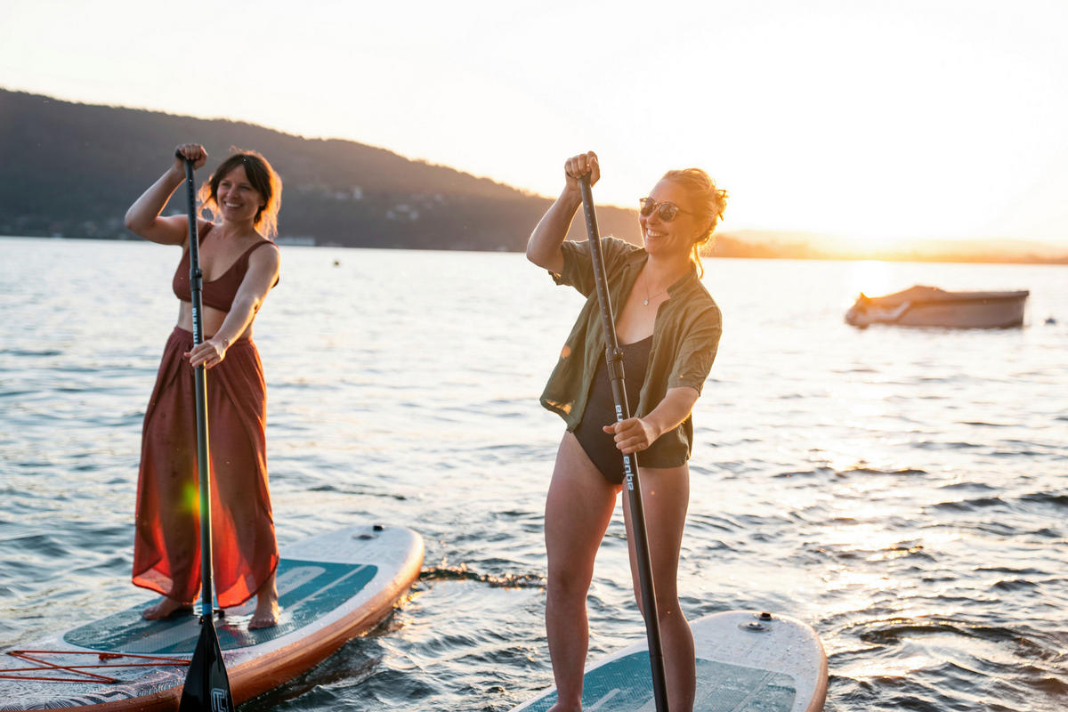 STAND-UP PADDLE BOARD AQUA MARINA PA-25T320  - Blau, Trend, Kunststoff (320/81/15cm)