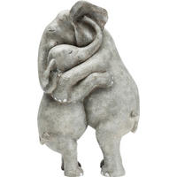 DEKOELEFANT - Grau, Basics, Kunststoff (22/36/15cm) - Kare-Design
