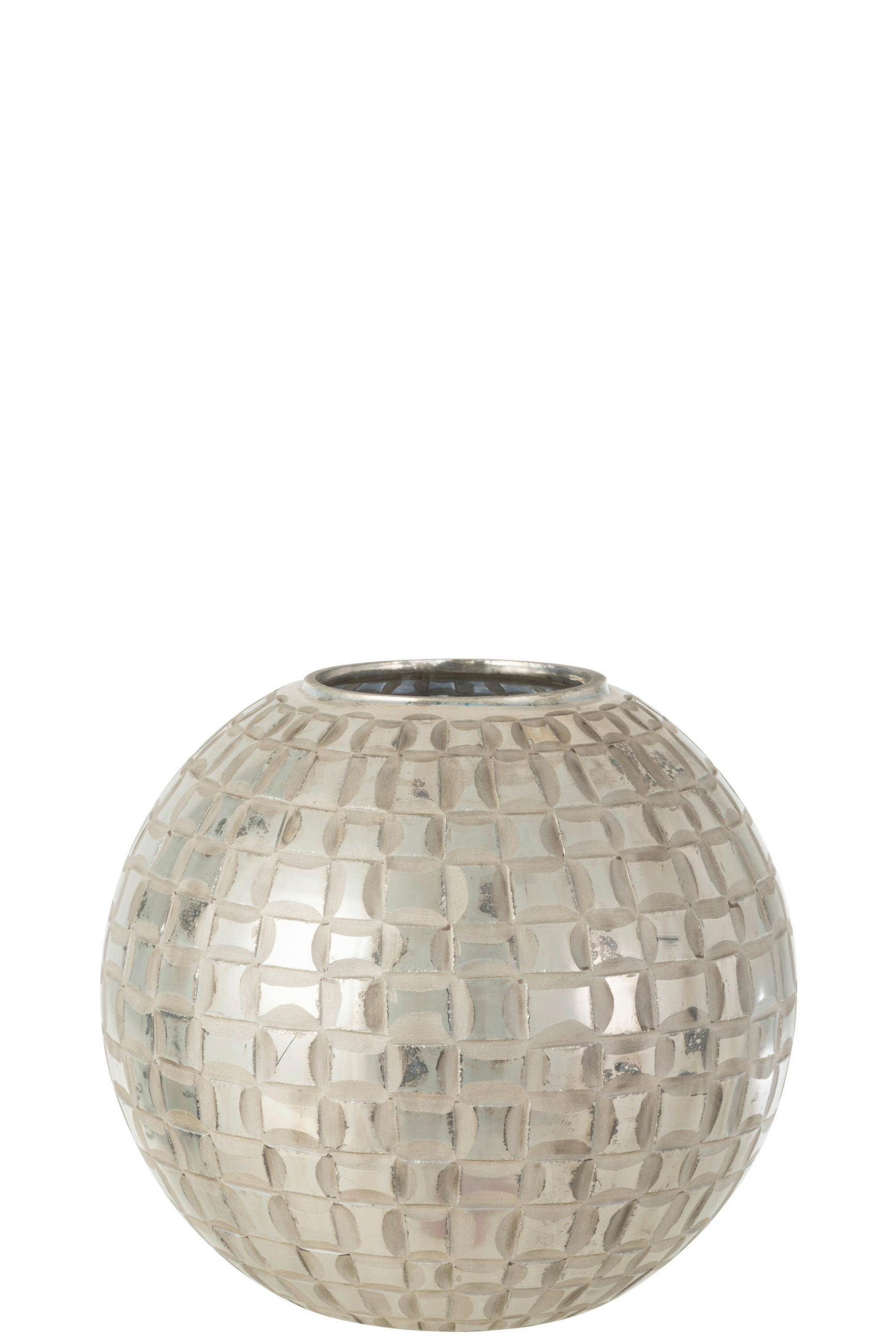TEELICHTHALTER - Grau, Basics, Glas (30,5/30,5/27cm)