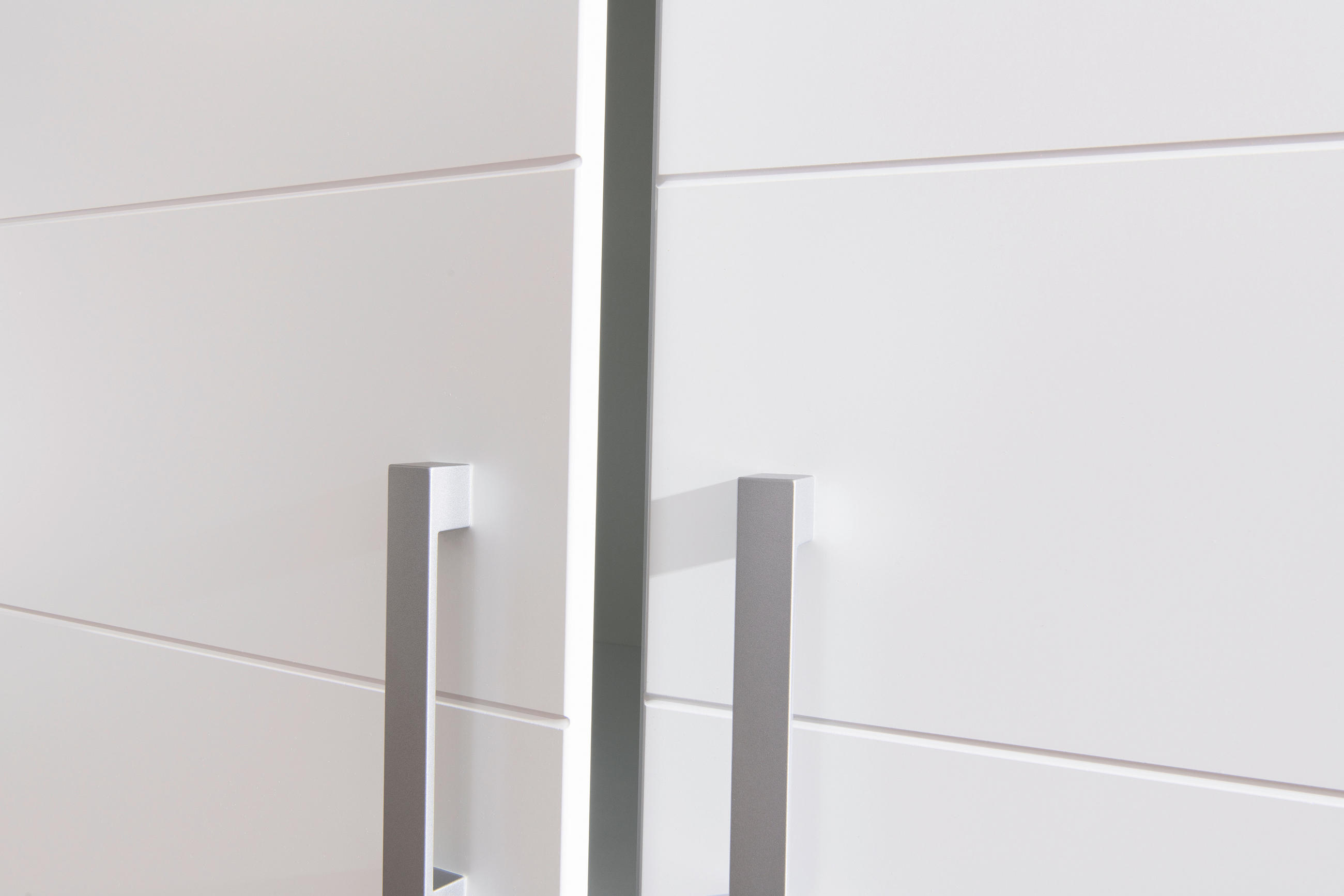 ORMAR ZA ODJEĆU  FIONA  - bijela/srebrne boje, Basics, drvni materijal/plastika (110,0/205,3/55,3cm) - Paidi