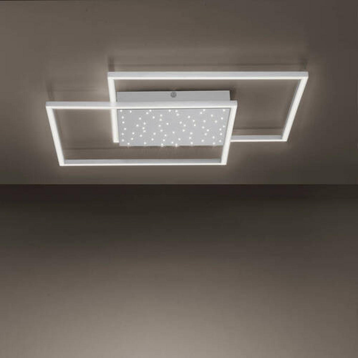LED-DECKENLEUCHTE 67/67/5 cm   - Grau, Design, Metall (67/67/5cm) - Paul Neuhaus
