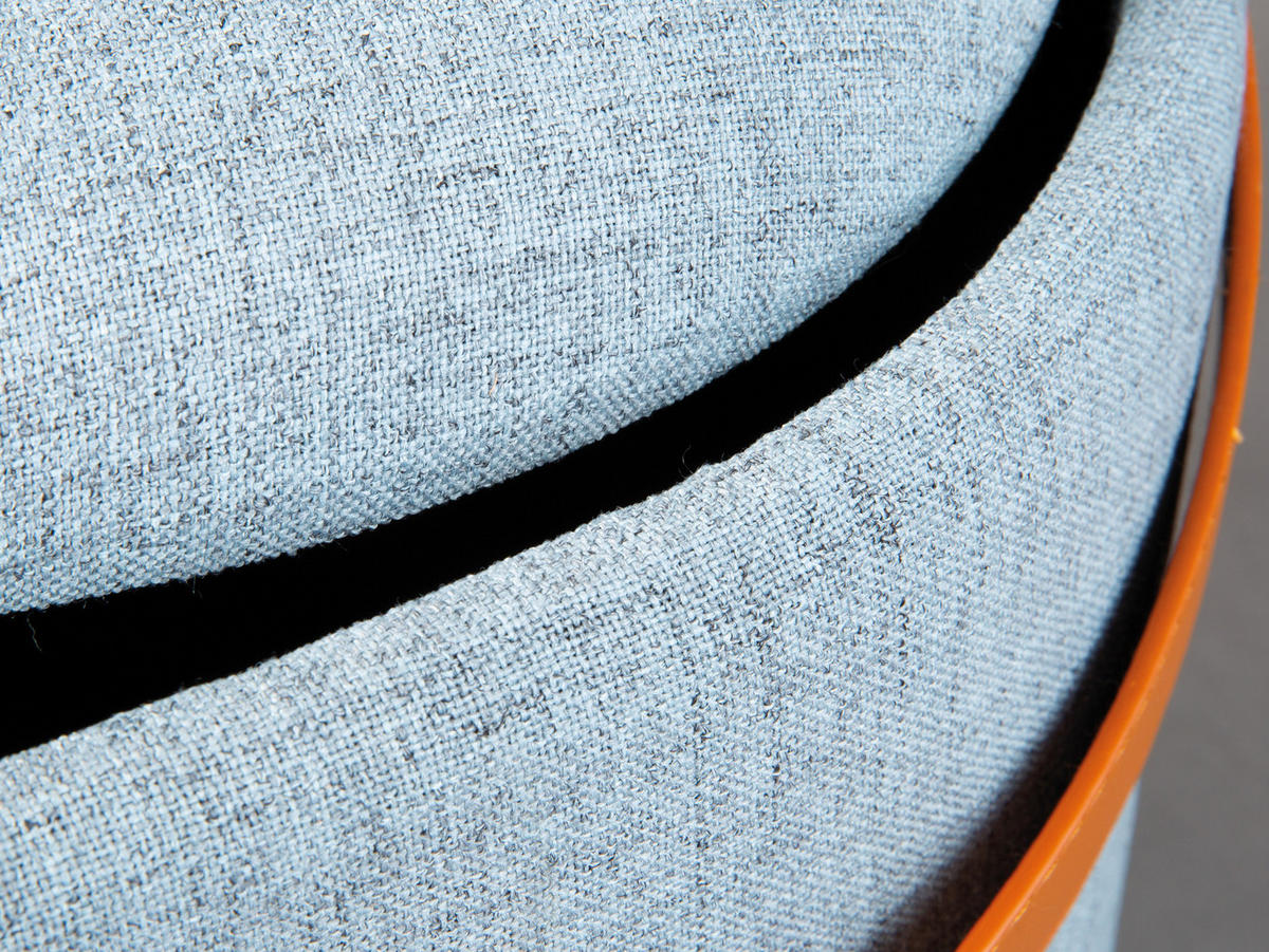 HOCKER Grau  - Grau, KONVENTIONELL, Kunststoff/Textil (42/36/30cm) - MID.YOU