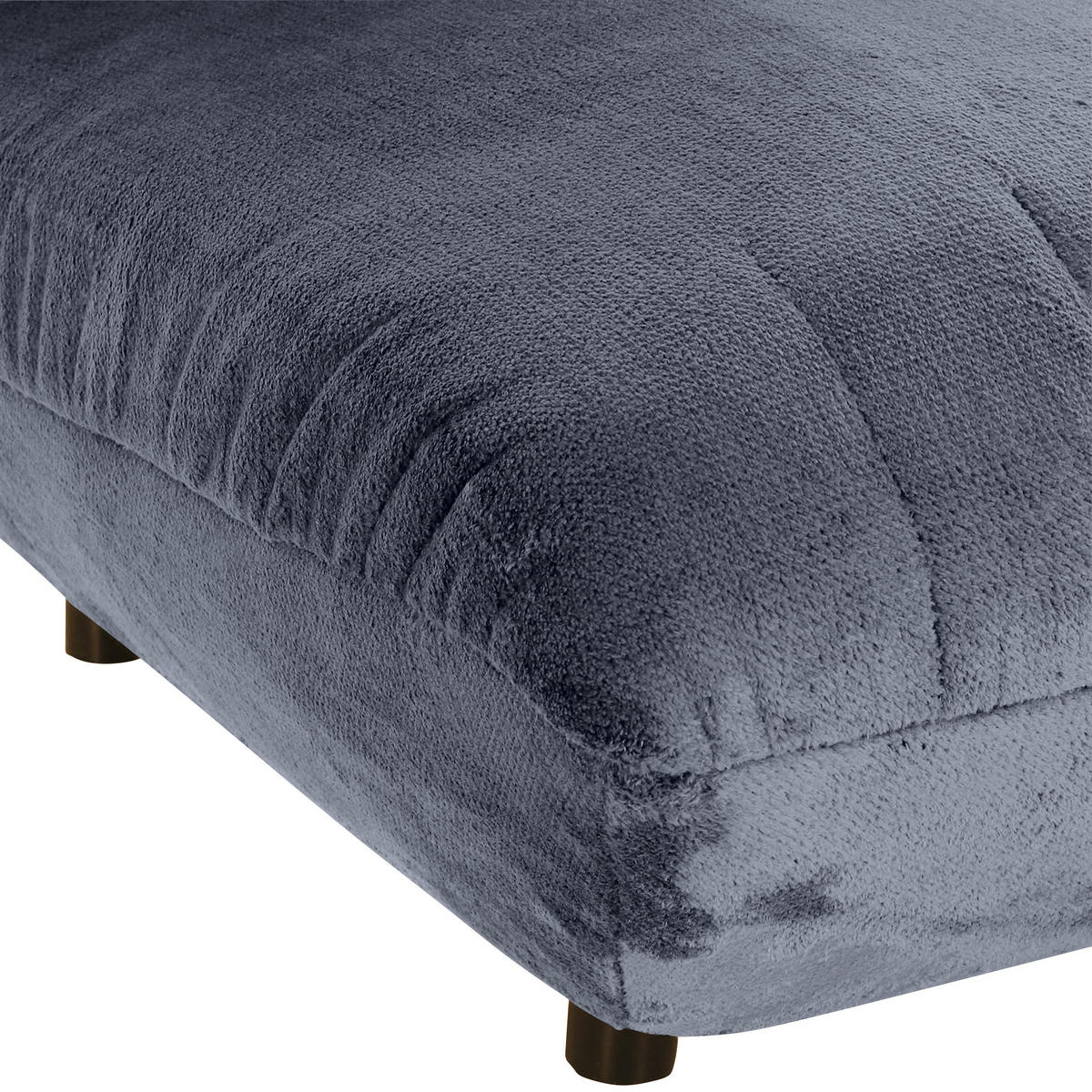 FÅTÖLJ i textil blågrå  - blågrå/svart, Klassisk, textil/plast (100/86/100cm) - MID.YOU