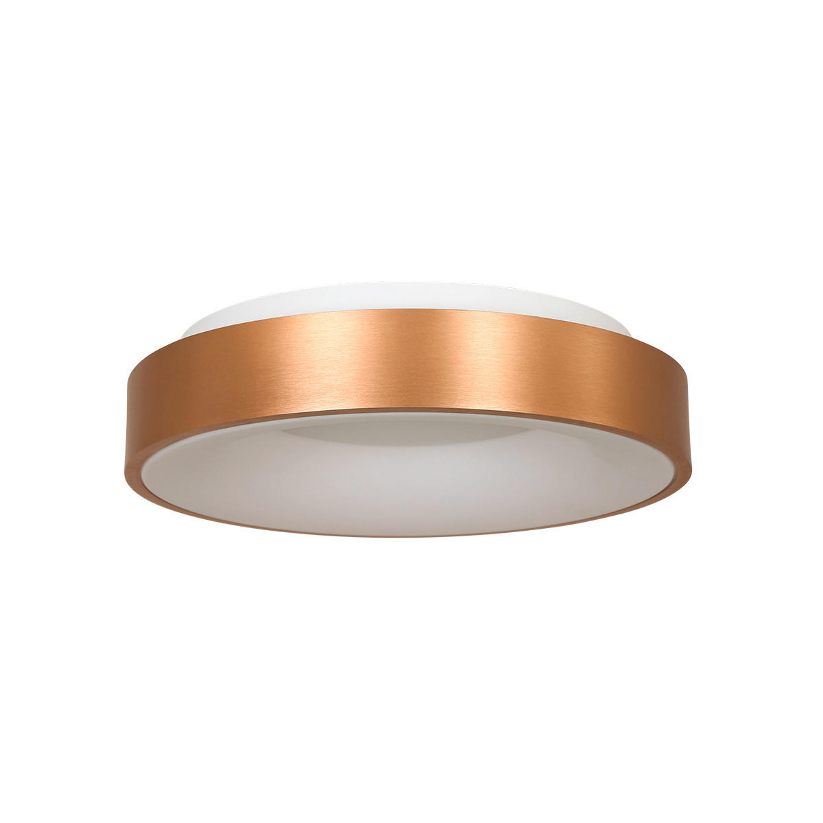 LED-DECKENLEUCHTE Ringlede 38/9 cm   - Goldfarben, Basics, Kunststoff/Metall (38/9cm)