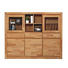 HIGHBOARD Kernbuche massiv geölt Buchefarben - Buchefarben, Design, Glas/Holz (175/141/45cm) - Carryhome