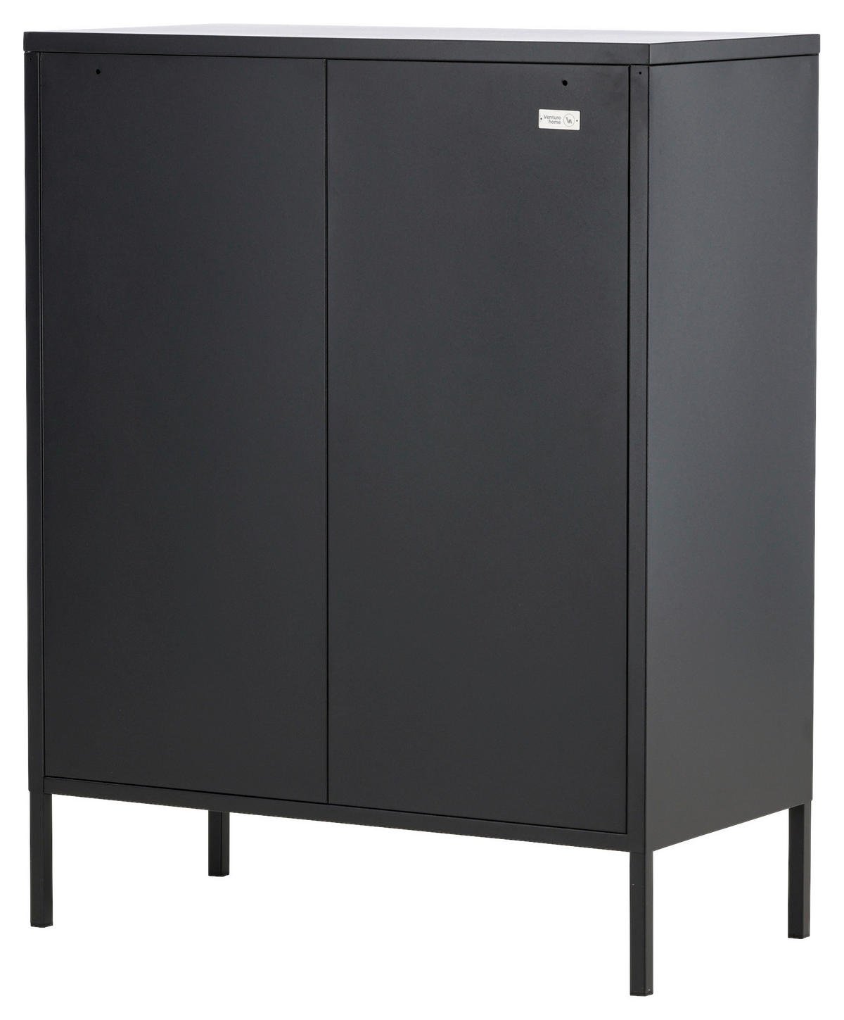 SIDEBOARD  in 80/101.5/40 cm  - Schwarz, Design, Metall (80/101.5/40cm) - Livetastic
