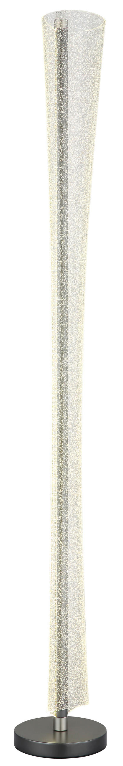 LED-STEHLEUCHTE 20/155 cm    - Klar/Anthrazit, Design, Kunststoff/Metall (20/155cm) - Globo