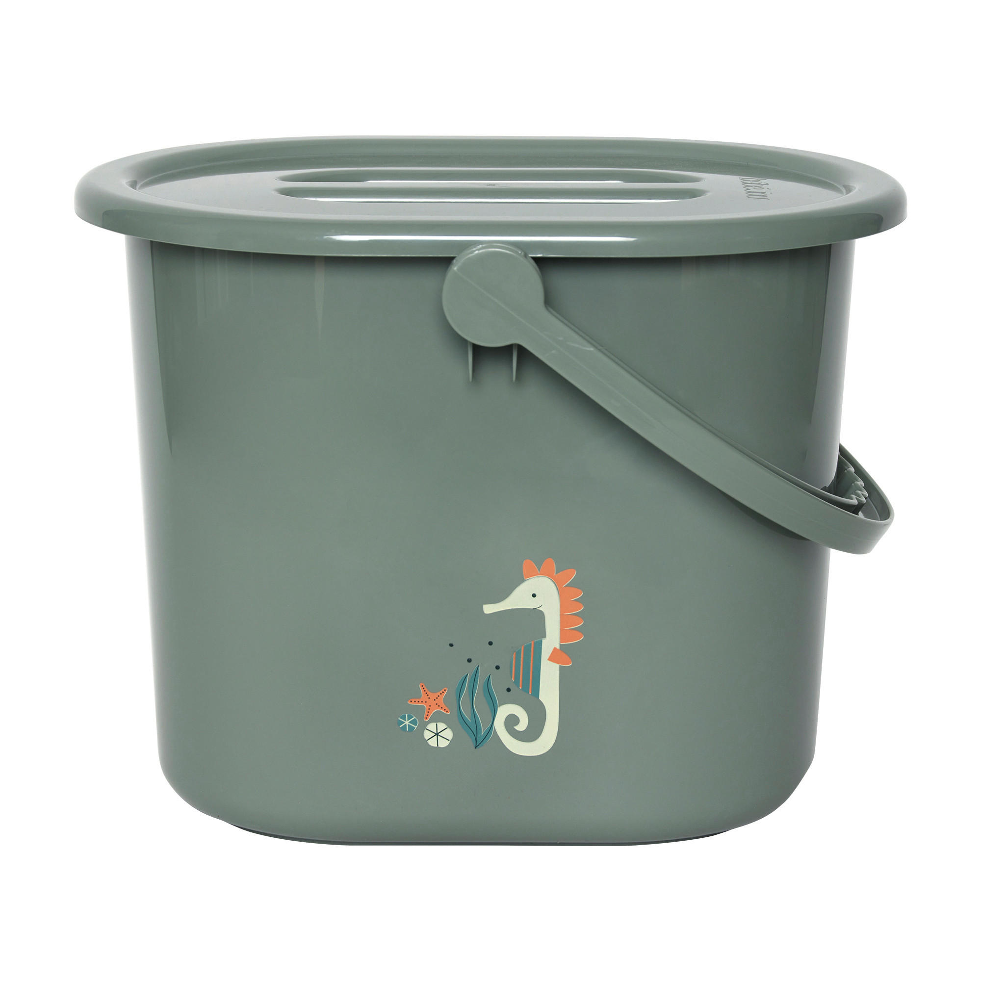 WINDELEIMER 36,5/32/28 cm ocean vibes  - Grün, Basics, Kunststoff (36,5/32/28cm) - Bebe Jou