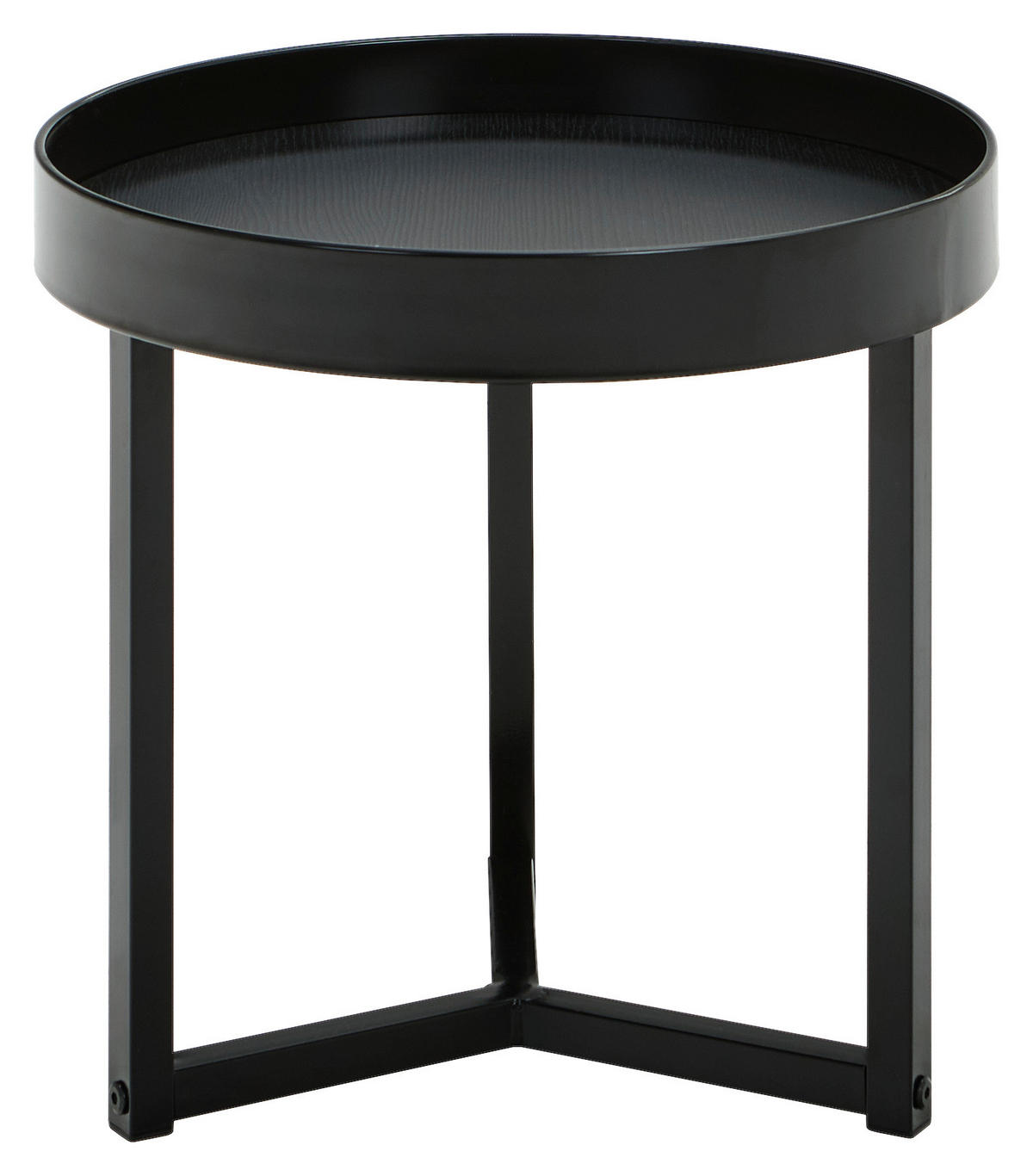 COUCHTISCHSET in Metall, Holzwerkstoff  - Schwarz, Design, Holzwerkstoff/Metall - MID.YOU
