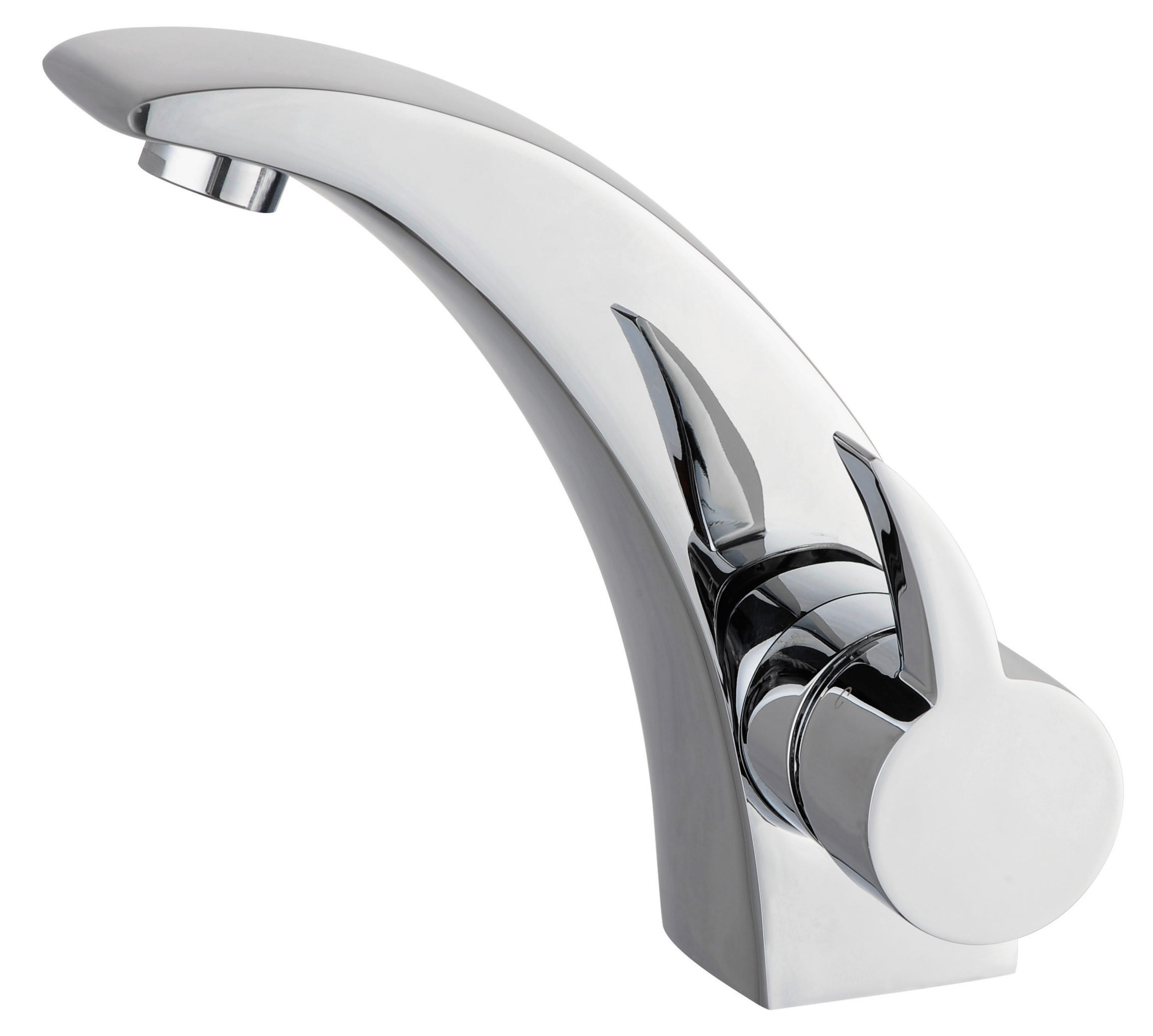 WASCHTISCHARMATUR 5,0/17,0/15,0 cm  - Chromfarben, Basics, Metall (5,0/17,0/15,0cm) - Xora