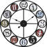 WANDUHR Multicolor - Multicolor, Design, Kunststoff/Metall (68/68/5cm) - Kare-Design