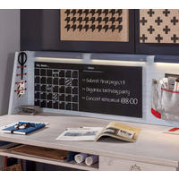 Unitate Suplimentară, material pe bază de lemn - albastru deschis/albastru închis, Basics, material pe bază de lemn (138/40/21cm) - Cilek