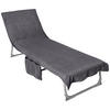 LIEGENAUFLAGE in Grau Uni  - Grau, KONVENTIONELL, Textil (70/200cm) - Esposa