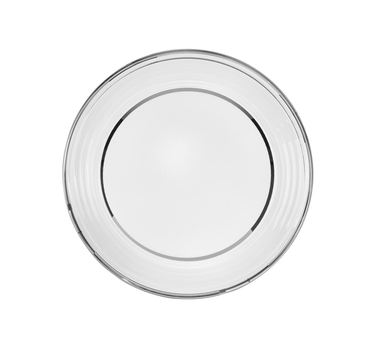 PLAFONIERĂ CU LED - alb/culoare crom, Basics, plastic/metal (48/6,5cm) - Novel