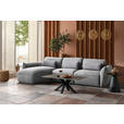 ECKSOFA  in Chenille Hellgrau  190/340 cm  - Taupe/Hellgrau, Design, Kunststoff/Textil (190/340cm) - Belluti