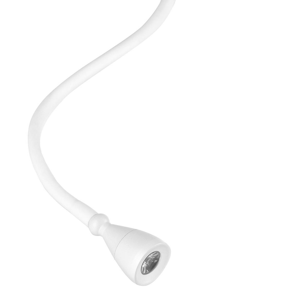 LED-WANDLEUCHTE 16/13/46 cm   - Weiß, Design, Metall (16/13/46cm)