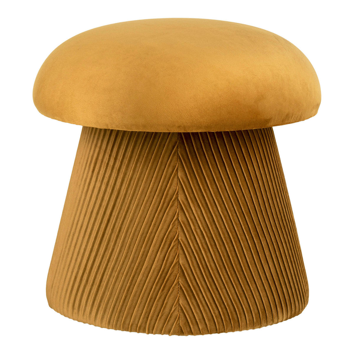 HOCKER Orange  - Orange, Design, Naturmaterialien/Holz (39/42/39cm)