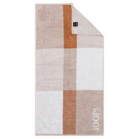HANDTUCH DIVIDED SQUARES Beige, Naturfarben  - Beige/Naturfarben, Basics, Textil (50/100cm) - Joop!