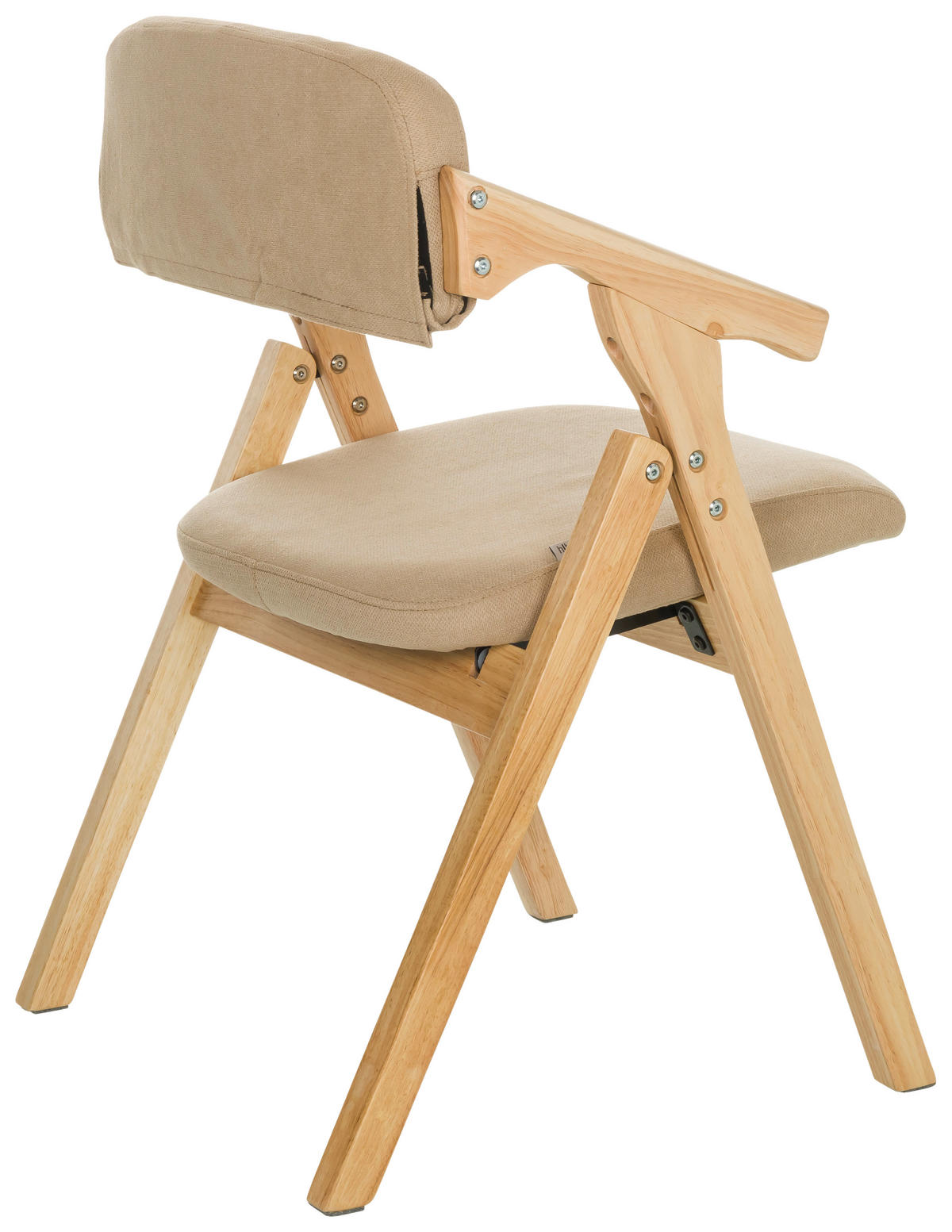 ARMLEHNSTUHL  in  - Beige, Basics, Holz/Textil (53/79/55cm) - MID.YOU