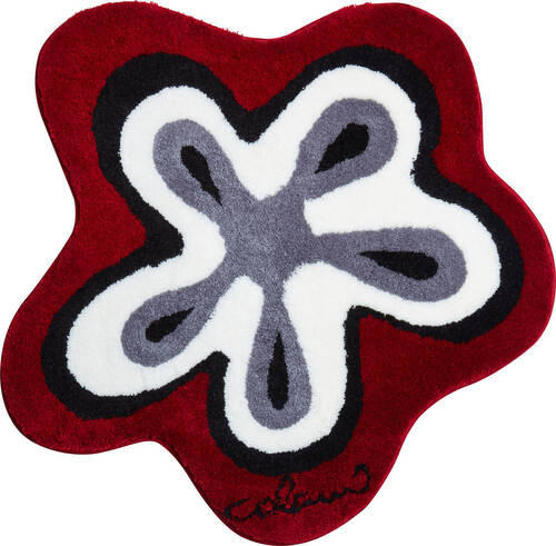 BADTEPPICH Rot 80 cm  - Rot, Basics, Kunststoff/Textil (80cm) - Grund