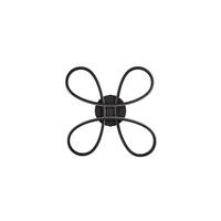 LED-DECKENLEUCHTE 40/7,5 cm   - Schwarz/Weiß, Basics, Kunststoff/Metall (40/7,5cm) - Trio Leuchten