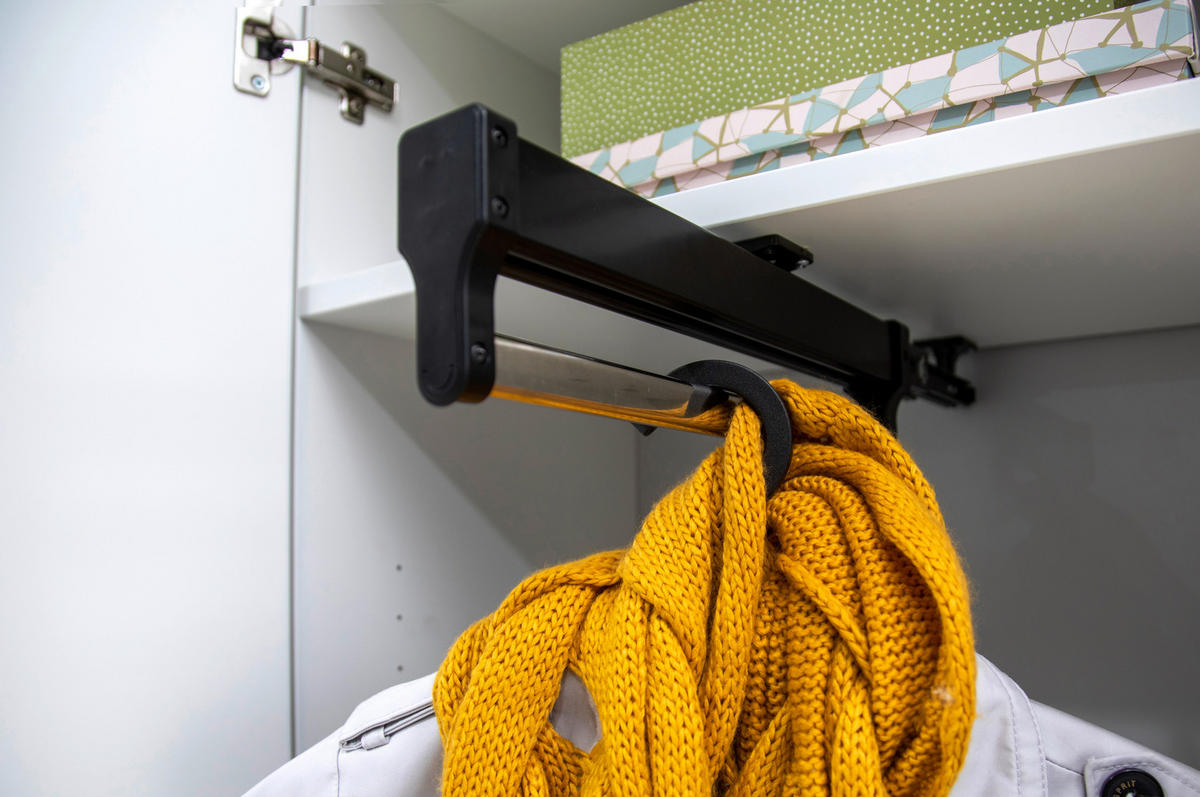 GARDEROBE 8-teilig  in 186/234/39 cm  - Wildeiche/Weiss, Design, Glas/Holzwerkstoff (186/234/39cm) - Moderano
