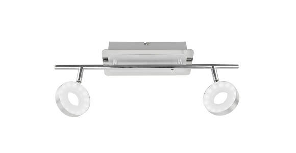 LED-STRAHLER 44,5/9/18,5 cm - Chromfarben/Alufarben, Trend, Metall (44,5/9/18,5cm) - Novel