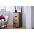 REGAL Anthrazit  - Anthrazit/Schwarz, KONVENTIONELL, Holzwerkstoff/Kunststoff (46/90/40cm) - Hom`in