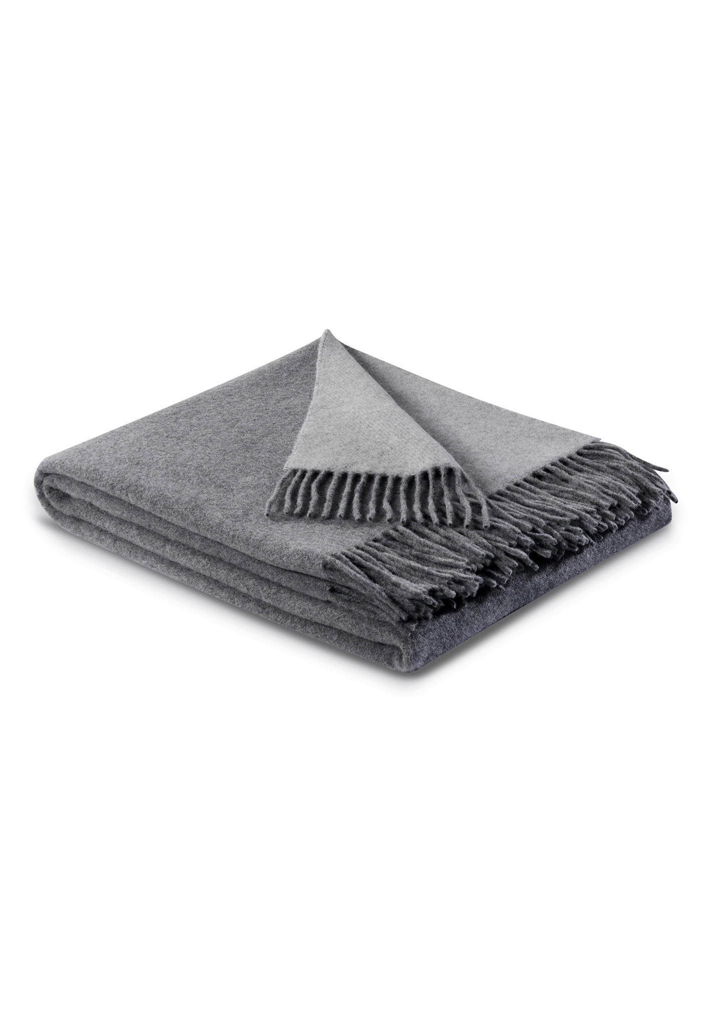 Fynch-Hatton Plaid Grau, Hellgrau 130x170 cm