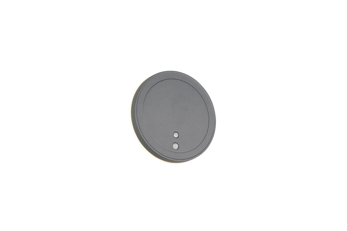 VÄGGLAMPA FÖR UTOMHUS - antracit, Design, metall (14/3,5cm)