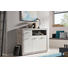 KOMMODE 117/88/37 cm - Silberfarben/Alufarben, Design, Holzwerkstoff/Kunststoff (117/88/37cm) - Carryhome KOMMODE 117/88/37 cm - Silberfarben/Alufarben, Design, Holzwerkstoff/Kunststoff (117/88/37cm) - Carryhome