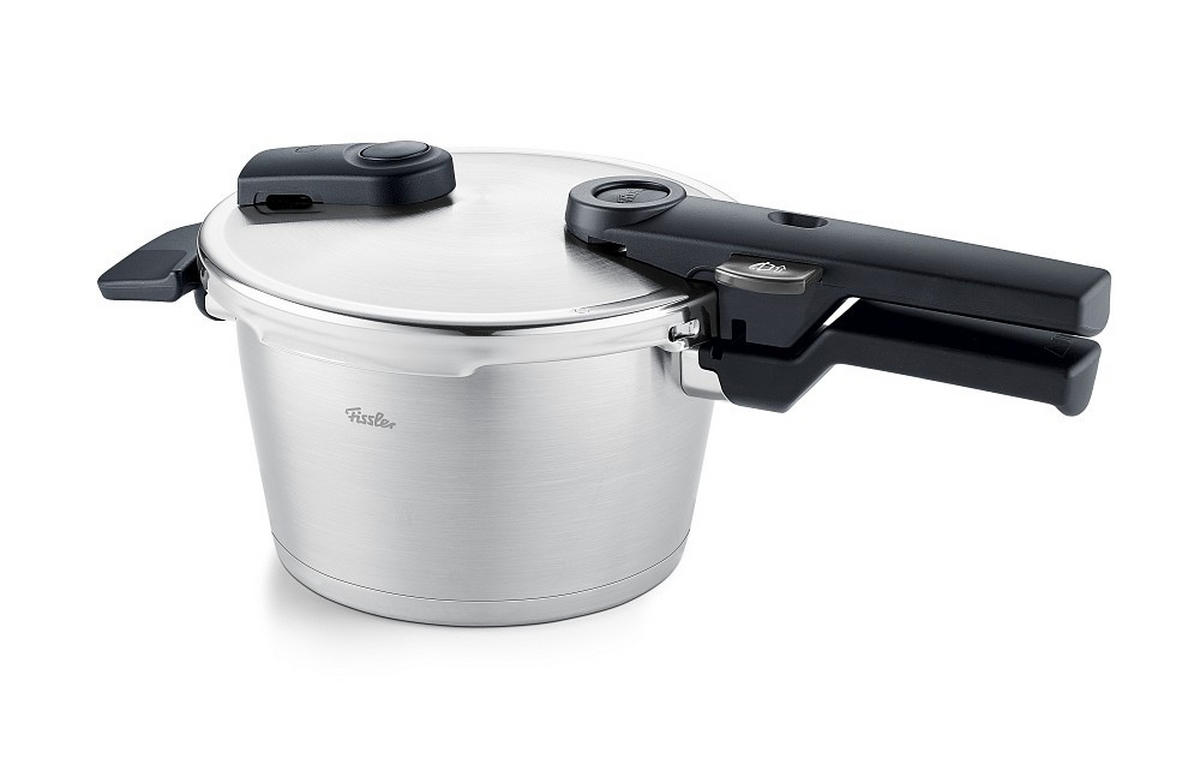 SCHNELLKOCHTOPF VITAQUICK® PREMIUM satiniert 2.5 L  - Edelstahlfarben/Silberfarben, Basics, Metall (15/16,5cm) - Fissler
