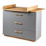 WICKELKOMMODE Till - Taupe/Buchefarben, Design, Holzwerkstoff (117/104/78cm) - Jimmylee WICKELKOMMODE Till - Taupe/Buchefarben, Design, Holzwerkstoff (117/104/78cm) - Jimmylee