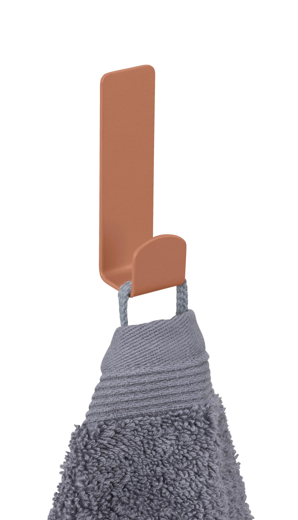 WANDHAKEN  in Braun  - Braun, MODERN, Metall (2/7/2cm) - Wenko