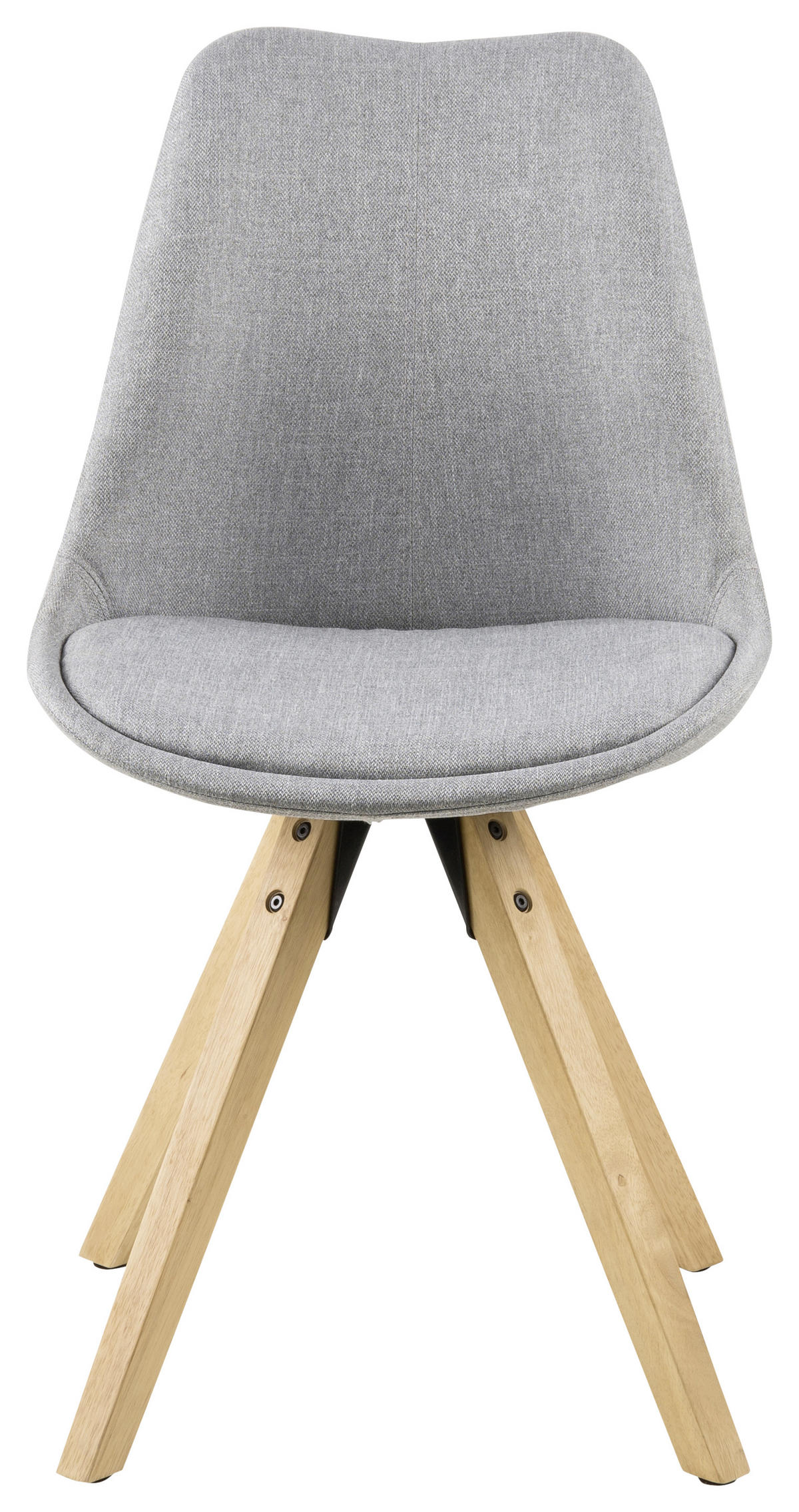 ŽIDLE, šedá - šedá/barvy dubu, Design, kov/dřevo (48/85/55cm) - Carryhome