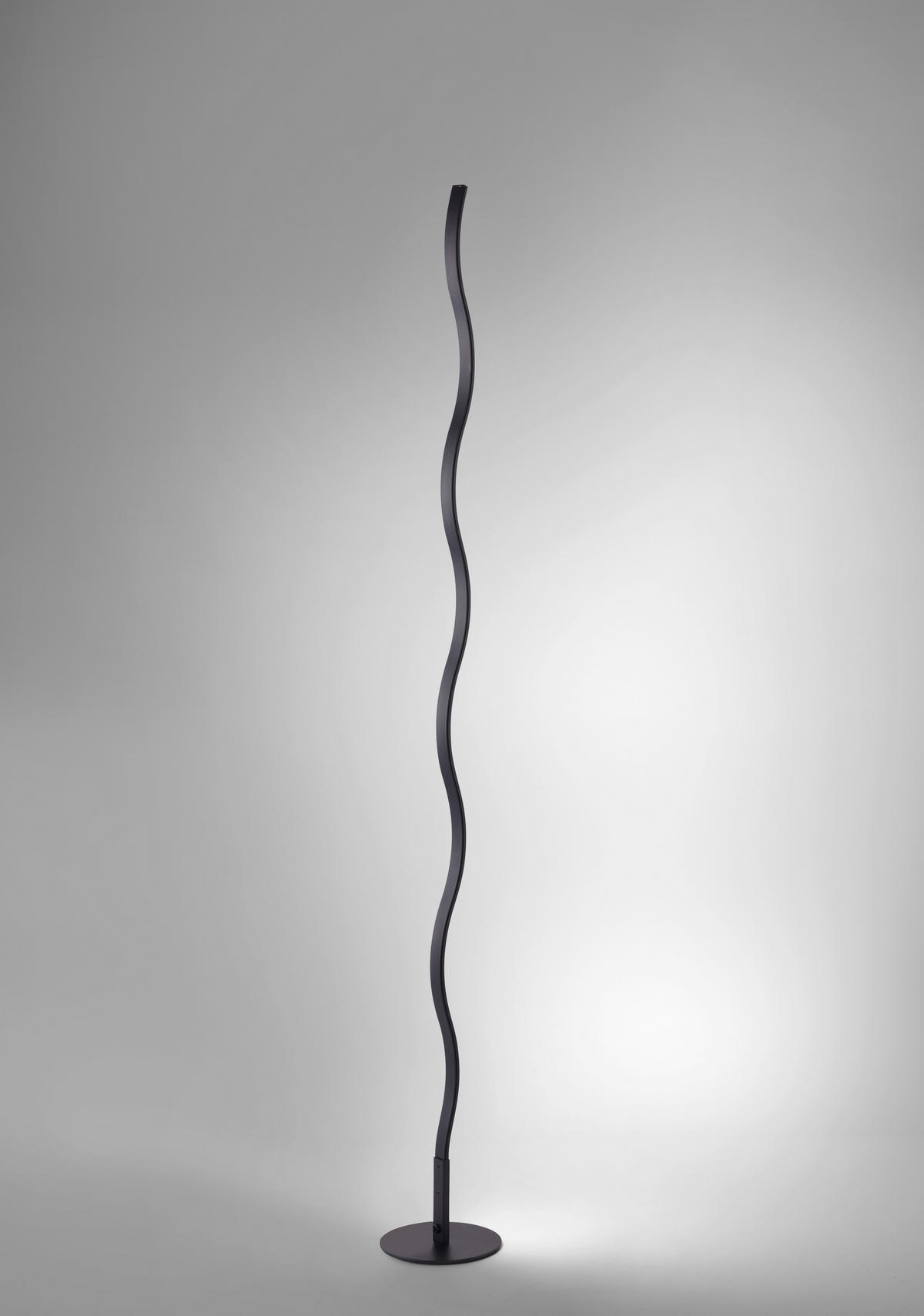 STEHLEUCHTE 14/14/120 cm    - Schwarz, Design, Kunststoff/Metall (14/14/120cm)